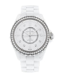 Chanel J12 Quartz Diamonds White Dial White Steel Strap Watch for Women - J12 H3110 Buy Now By Chanel