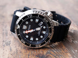 Citizen Eco Drive Pro Master Diver Black Dial Black Steel Strap Watch For Men - BN0150-28E Buy Now By Citizen