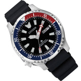 Citizen Promaster Automatic 200M Diver Fugu Limited Edition Black Dial Black Rubber Strap Watch For Men - NY0110 Buy Now By Citizen