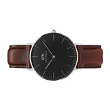 Daniel Wellington Classic Bristol Black Dial Brown Leather Strap Watch For Men - DW00100143 Buy Now By Daniel Wellington