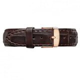 Daniel Wellington Classic York White Dial Brown Leather Strap Watch For Women - DW00100038 Buy Now By Daniel Wellington