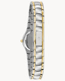 Bulova Classic White Dial Two Tone Steel Strap Watch for Women - 98T84 Buy Now By Bulova