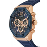 Guess Momentum Chronograph Blue Dial Blue Rubber Strap Watch for Men - GW0263G2 Buy Now By Guess