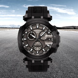Tissot T Race Chronograph Anthracite Black Dial Black Silicone Strap Watch For Men - T115.417.37.061.03 Buy Now By Tissot