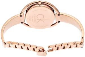 Calvin Klein Impetuos Silver Dial Rose Gold Steel Strap Watch for Women - K4F2N616 Buy Now By Calvin Klein