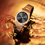 D1 Milano Ultra Thin Black Dial Gold Steel Strap Watch for Men - D1-UTBJ42 Authentic Buy Shop Now