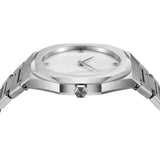 D1 Milano Ultra Thin Marble White Dial Silver Steel Strap Watch for Women - D1-UTBL13 Authentic Buy Shop Now