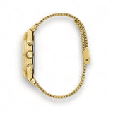 Guess Continental Chronograph Black Dial Gold Mesh Strap Watch For Men - GW0582G2 Buy Now By Guess