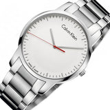 Calvin Klein City Quartz White Dial Silver Steel Strap Watch for Men - K2G2G1Z6 Buy Now By Calvin Klein