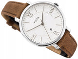 Fossil Jacqueline White Dial Brown Leather Strap Watch for Women - ES3708 Buy Now By Fossil