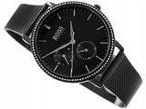 Hugo Boss Infinity Black Dial Black Mesh Bracelet Watch for Women -1502521 Buy Now By Hugo Boss