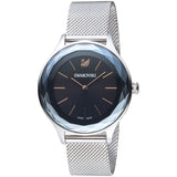 Swarovski Octea Nova Black Dial Silver Mesh Bracelet Watch for Women - 5430420 Buy Now By Swarovski
