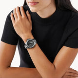 Michael Kors Everest Chronograph Black Dial Grey Steel Strap Watch For Women - MK6974 Buy Now By Michael Kors