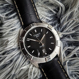 Tissot PR 100 Sport Quartz Black Dial Black Leather Strap Watch For Men - T101.610.16.051.00 Buy Now By Tissot