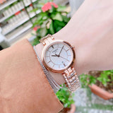 Tissot T Lady Flamingo Mother of Pearl Dial Rose Gold Steel Strap Watch For Women - T094.210.33.111.01 Buy Now By Tissot