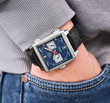 Tag Heuer Monaco Automatic Chronograph Blue Dial Black Leather Strap Watch for Men - CAW211P.FC6356 Buy Now By Tag Heuer