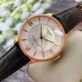 Tissot Chemin Des Tourelles Powermatic 80 Silver Dial Brown Leather Strap Watch For Men - T099.407.36.038.00 Buy Now By Tissot