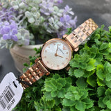 Emporio Armani Gianni T-Bar Mother of Pearl Dial Rose Gold Steel Strap Watch For Women - AR11203 Buy Now By Emporio Armani