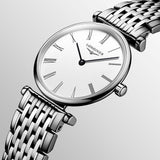 Longines La Grande Classique White Dial Silver Steel Strap Watch for Women - L4.209.4.71.6 Buy Now By Longines