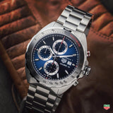Tag Heuer Formula 1 Automatic Chronograph Blue Dial Silver Strap Watch for Men - CAZ2015.BA0876 Buy Now By Tag Heuer