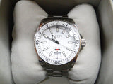 Gucci Dive Quartz White Dial Silver Steel Strap Watch for Men - YA136302 Buy Now By Gucci