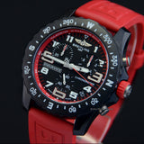 Breitling Endurance Pro Black Dial Red Rubber Strap Watch for Men - X82310D91B1S1 Buy Now By Breitling