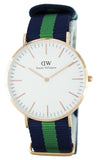 Daniel Wellington Classic Warwick White Dial Two Tone Nylon Strap Watch for Men - DW00100005 Buy Now By Daniel Wellington