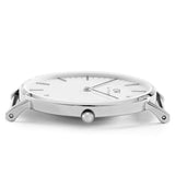 Daniel Wellington Classic Cambridge White Dial Two Tone Nylon Strap Watch For Men - DW00100017 Buy Now By Daniel Wellington