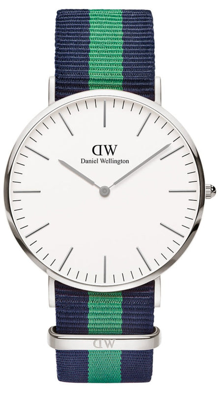 Daniel Wellington Classic Warwick White Dial Two Tone Nylon Strap Watch for Men - DW00100019 Buy Now By Daniel Wellington