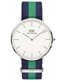Daniel Wellington Classic Warwick White Dial Two Tone Nylon Strap Watch for Men - DW00100019 Buy Now By Daniel Wellington