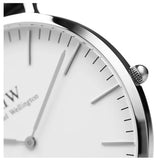 Daniel Wellington Classic Warwick White Dial Two Tone Nylon Strap Watch for Men - DW00100019 Buy Now By Daniel Wellington