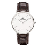 Daniel Wellington Classic York White Dial Black Leather Strap Watch For Men - DW00100025 Buy Now By Daniel Wellington