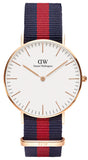 Daniel Wellington Classic Oxford White Dial Two Tone NATO Strap Watch For Women - DW00100029