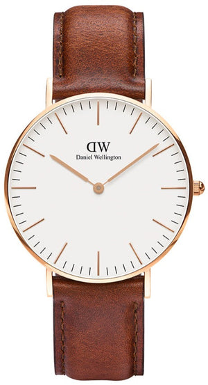 Daniel Wellington Classic St. Mawes White Dial Brown Leather Strap Watch for Men - DW00100035 Buy Now By Daniel Wellington