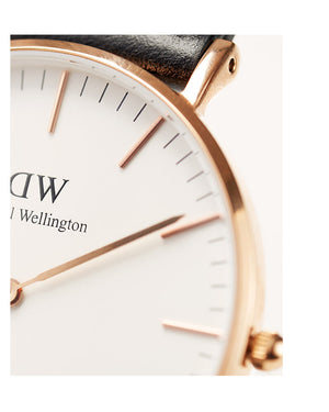 Daniel Wellington Classic Bristol White Dial Brown Leather Strap Watch For Women - DW00100039 Buy Now By Daniel Wellington
