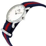 Daniel Wellington Classy Oxford White Dial Two Tone Nylon Strap Watch For Women - DW00100072 Buy Now By Daniel Wellington