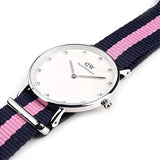 Daniel Wellington Classy Winchester White Dial Two Tone NATO Strap Watch For Women - DW00100073 Buy Now By Daniel Wellington