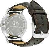 Daniel Wellington Dapper York Quartz White Dial Dark Brown Leather Strap Watch For Women - DW00100097 Buy Now By Daniel Wellington