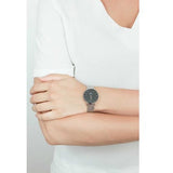 Daniel Wellington Classic Petite Sterling Black Dial Silver Mesh Bracelet Watch For Women - DW00100162 Buy Now By Daniel Wellington