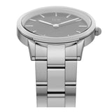 Daniel Wellington Iconic Link Black Dial Silver Steel Strap Watch For Women - DW00100206 Buy Now By Daniel Wellington