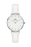 Daniel Wellington Petite Bondi White Dial White Leather Strap Watch For Women - DW00100250 Buy Now By Daniel Wellington