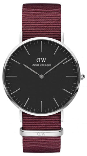 Daniel Wellington Classic Roselyn Black Dial Red NATO Strap Dial Watch For Women - DW00100270 Buy Now By Daniel Wellington
