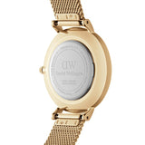 Daniel Wellington Petite Evergold Black Dial Gold Mesh Strap Watch For Women - DW00100345 Buy Now By Daniel Wellington