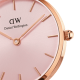 Daniel Wellington Petite Melrose Pink Dial Rose Gold Mesh Strap Watch For Women - DW00100367 Buy Now By Daniel Wellington