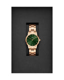 Daniel Wellington Iconic Link Emerald Green Dial Rose Gold Steel Strap Watch For Women - DW00100421 Buy Now By Daniel Wellington