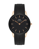 Daniel Wellington Iconic Motion Black Dial Black Rubber Strap Watch For Men - DW00100425 Buy Now By Daniel Wellington