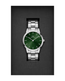 Daniel Wellington Iconic Link Emerald Green Dial Silver Steel Strap Watch For Men - DW00100427 Buy Now By Daniel Wellington