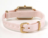 Daniel Wellington Quadro Pressed Mother of Pearl Pink Dial Pink Nylon Strap Watch For Women - DW00100509 Buy Now By Daniel Wellington