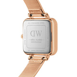 Daniel Wellington Quadro Studio Green Dial Rose Gold Mesh Strap Watch For Women - DW00100520 Buy Now By Daniel Wellington