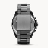 Diesel Mega Chief Chronograph Grey Dial Grey Steel Strap Watch for Men - DZ4282 Buy Now By Diesel